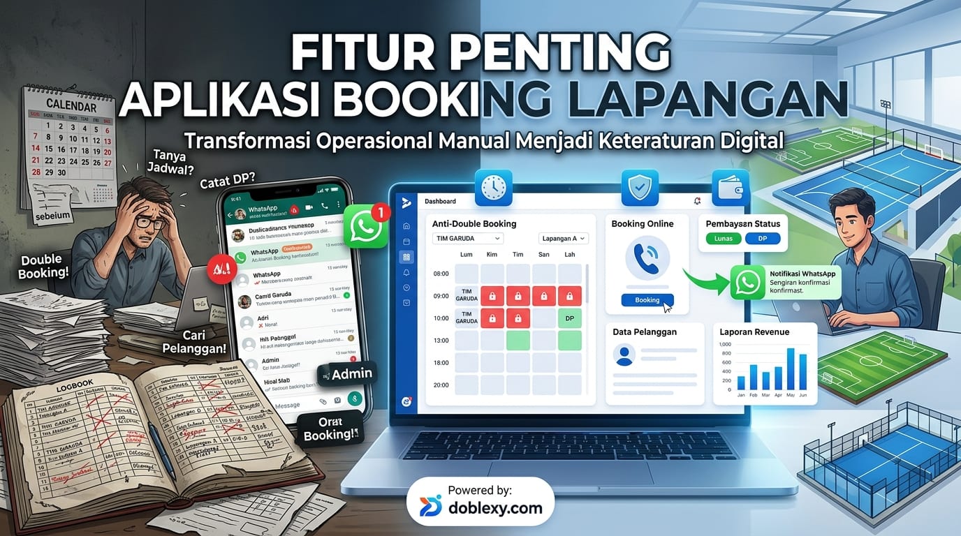 Aplikasi Booking Lapangan Olahraga: Fitur yang Wajib Dimiliki Venue