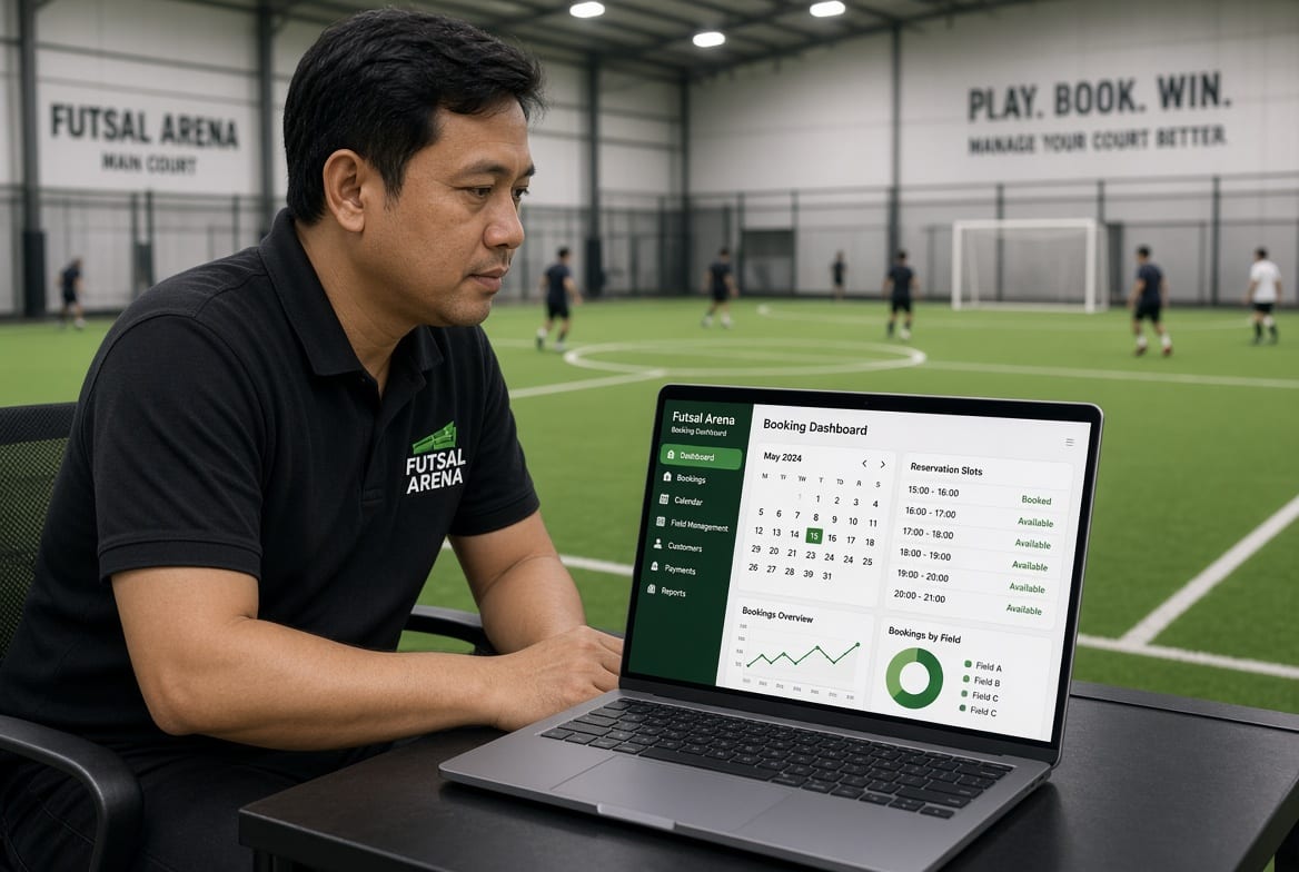 Sistem Booking Lapangan Futsal Online: Cara Kerja dan Manfaatnya untuk Pemilik Venue